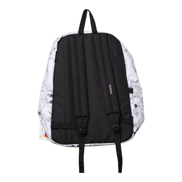 JanSport Superbreak Manga‎ Mood White Black Backpack - Picture 2 of 5